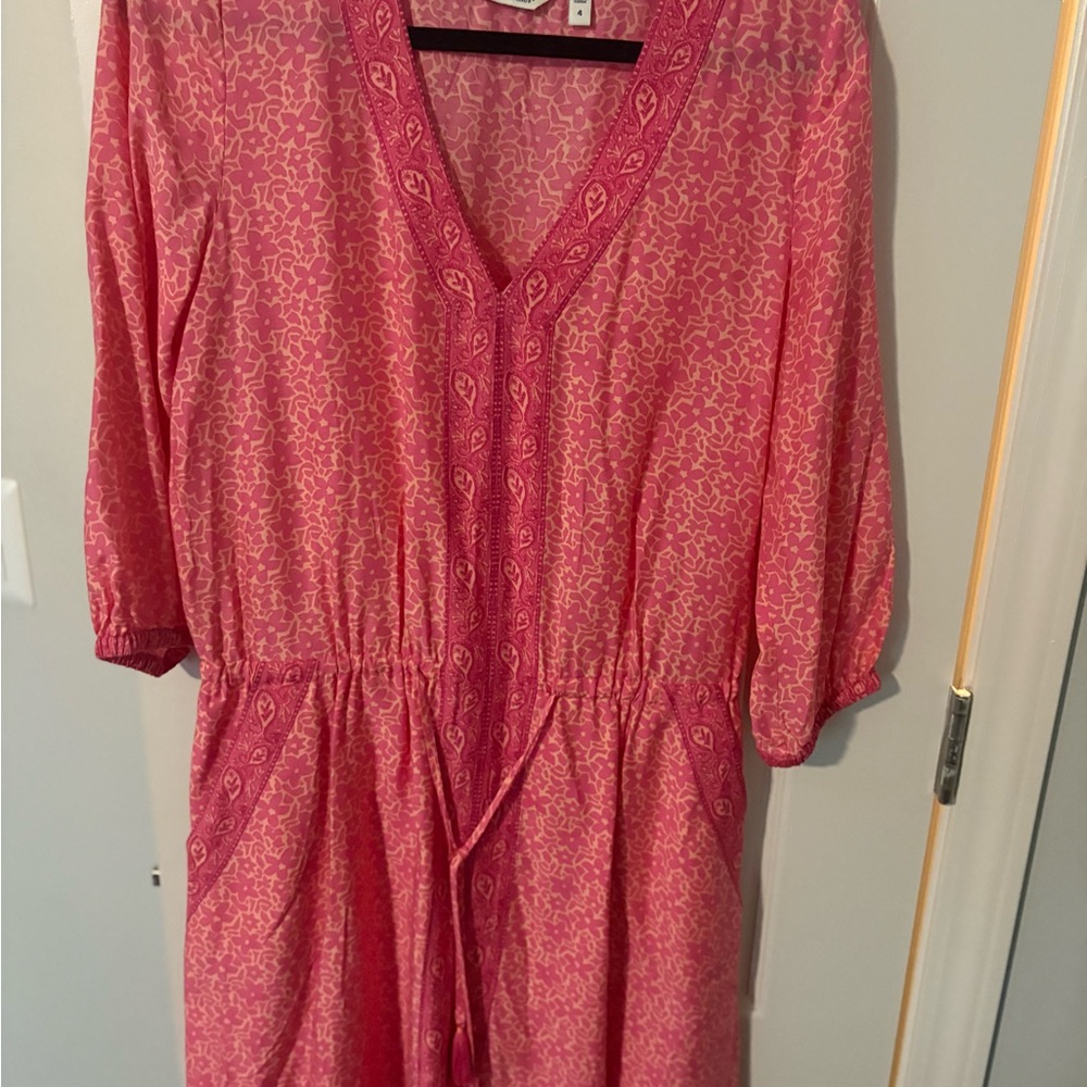 Vineyard Vines Pink Floral Dress Women’s Size 4, Ladies